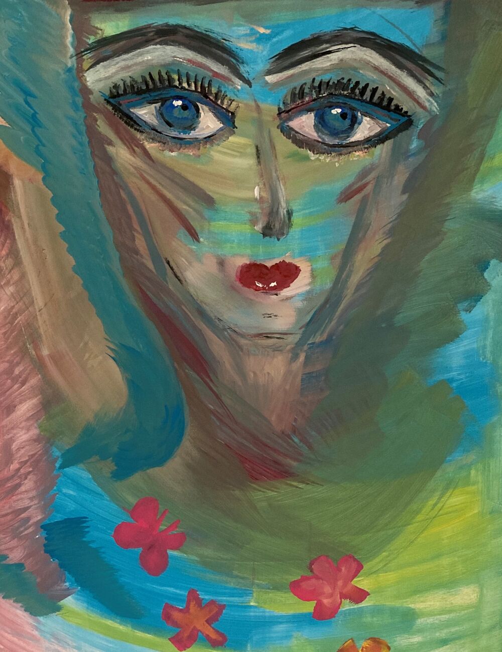 Lauren, original artwork, acryl on canvas, 80 x 120 cm.